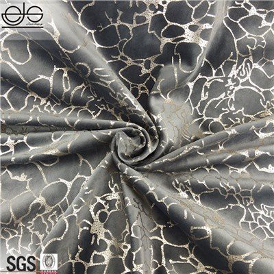 Bronzing Stripes Floral Home Textielstof